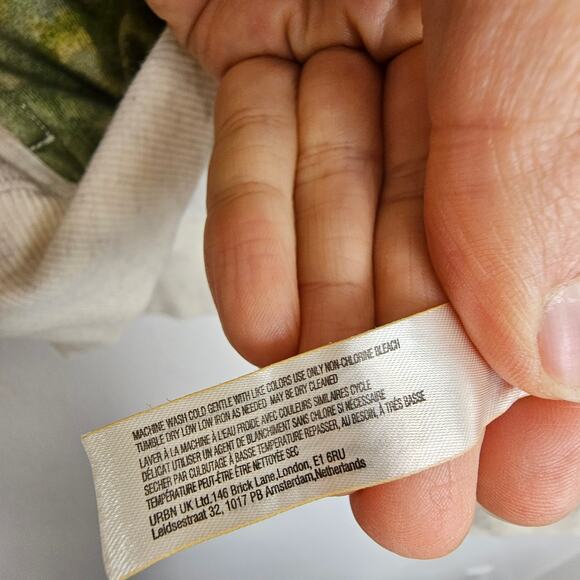 Anthropologie Daily Practice Faux Shearling Landscape Graphic Crop Jacket Sz XS - Picture 9 of 11